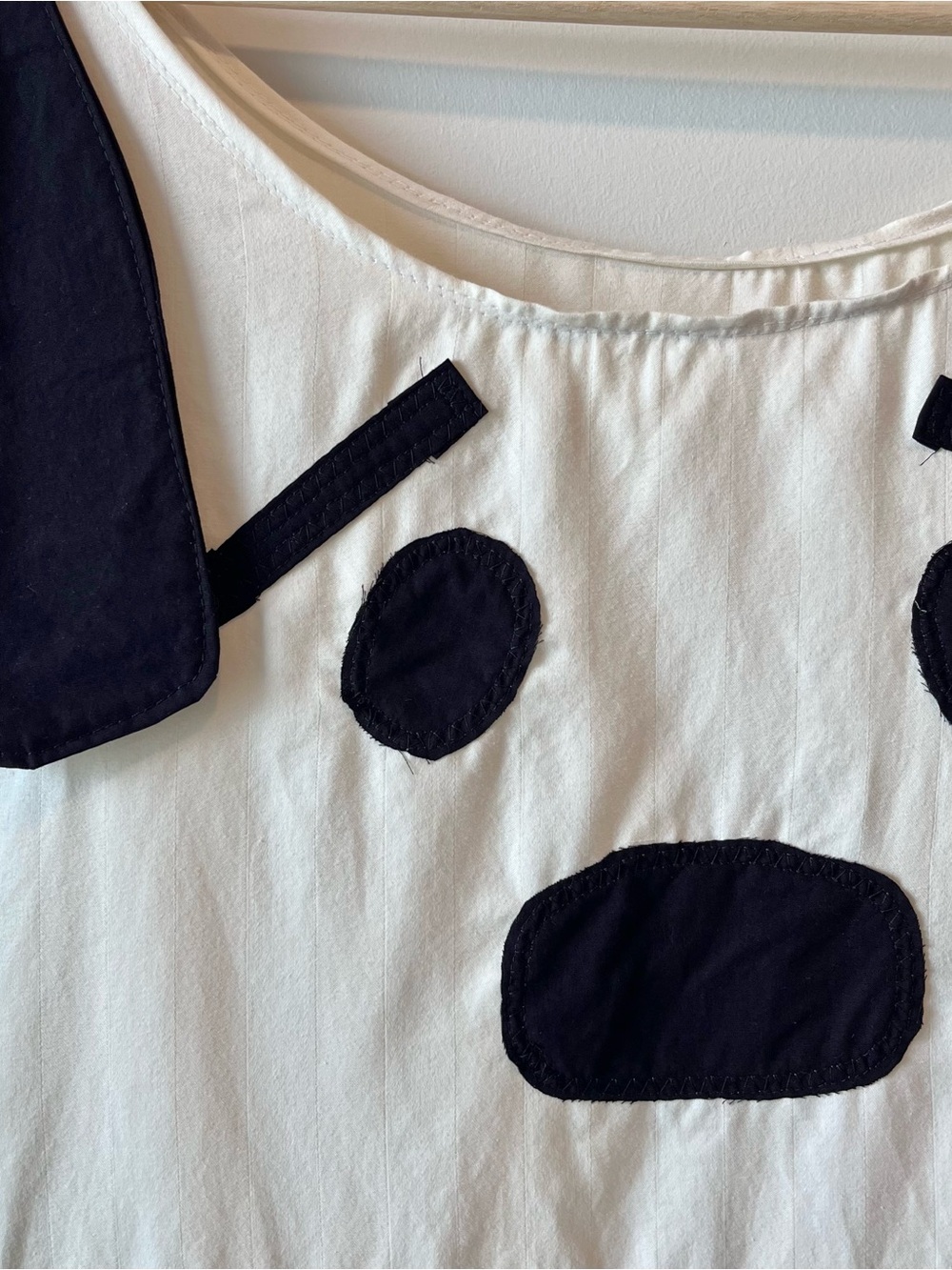 Puppy Mood | Handmade Patchwork Puppy Face Dress SKU 07216 Plus Size - Picture 7 of 16